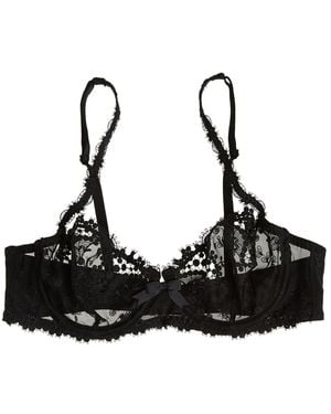 Simone Perele Wish Lace Half-Cup Bra - Black