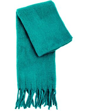 American Vintage Zinaco Brushed-Knit Scarf - Blue