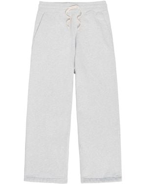 Picante Everyday Wide-Leg Cotton Joggers - White