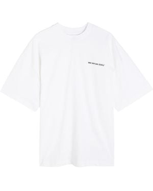 MKI Miyuki-Zoku Uniform Logo-Print Cotton T-Shirt - White