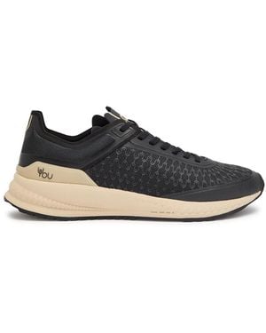 Now You Live Yp 305 Performance Mesh Trainers - Black