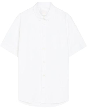 A.P.C. Jack Logo-Embroidered Cotton Shirt - White