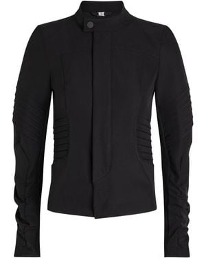 High Tearaway Panelled Stretch-Polyamide Jacket - Black