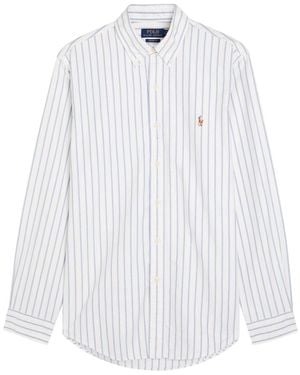 Polo Ralph Lauren Oxford Striped Cotton Shirt - White