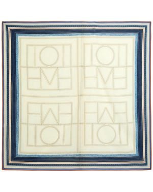 TOTEME Collector Printed Cotton-Blend Sarong - Blue