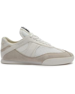 Chloé Kick Panelled Mesh Trainers - White