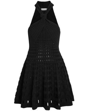Jonathan Simkhai Jenna Textured Cut-Out Knit Mini Dress - Black