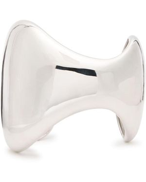 AGMES Giselle Sterling Cuff - White