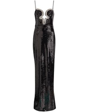 Rebecca Vallance Lyra Embellished Sequin Gown - Black