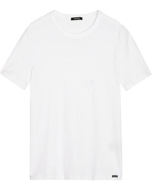 Tom Ford Crew-Neck Stretch-Cotton T-Shirt - White