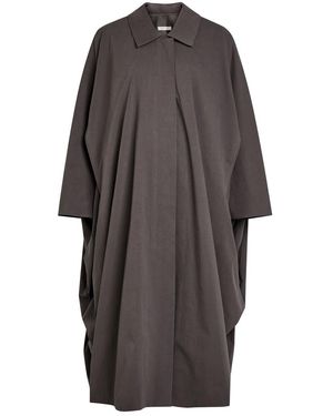 Voranida Keira Cotton-Poplin Coat - Grey