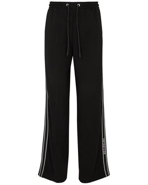 Moncler Logo-trimmed Jersey Joggers - Black