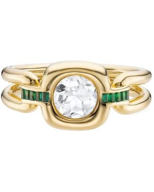 V By Laura Vann Gaia 18Kt Vermeil Ring - Metallic