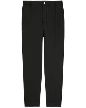 L'Estrange 24 Hour Slim-Leg Cotton-Blend Pants - Black
