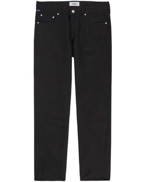 Citizens of Humanity Elijah Straight-Leg Cotton-Blend Trousers - Black