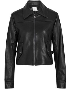 Jonathan Simkhai Freeman Leather Jacket - Black