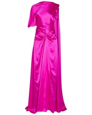 ROKSANDA Cascading Silk Gown - Pink