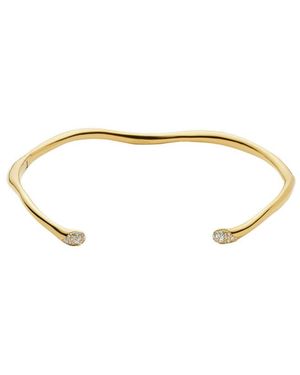 Missoma Molten Snow Torque 18Ct-Plated Necklace - Metallic