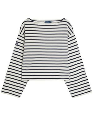 Polo Ralph Lauren Striped Cotton Top - White