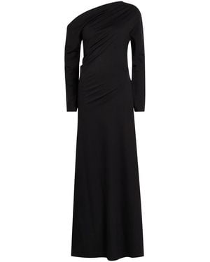 Rohe Twisted Jersey Maxi Dress - Black