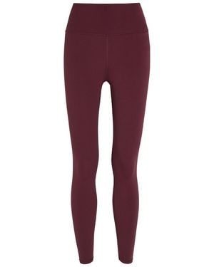 Vuori Allthefeels Stretch-Jersey Leggings - Red
