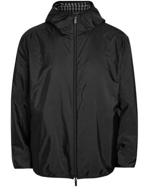 Moncler Vandelli Reversible Checked Shell Jacket - Black