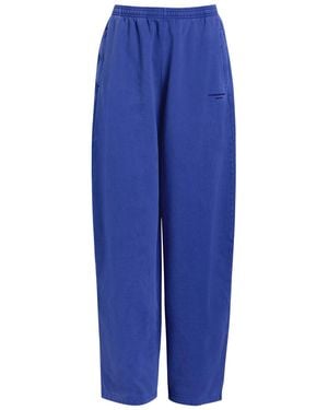 Alexander Wang Articulated Leg Cotton Joggers - Blue