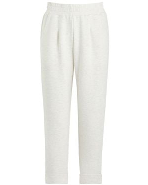 Varley The Rolled Cuff Pant 25 Stretch-Jersey Sweatpants - White
