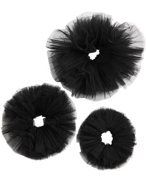 Sister Jane Mystery Tulle Scrunchies - Black