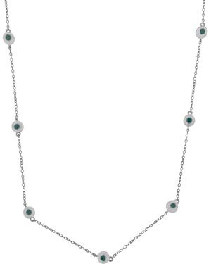 Haus of Brilliance Sterling Treated Diamond By Yard Necklace (3/4 Cttw, Color, I2-I3 Clarity) - Metallic