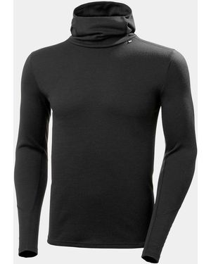 Helly Hansen Lifa Merino Midweight Hoodie Clothing, Wool - Black
