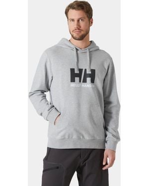 Helly Hansen Hh Logo Hoodie - Gray