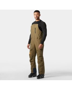 Helly Hansen Sogn Bib Cargo Ski Pants - Green