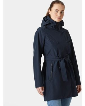 Helly Hansen Welsey Ii Trench Coat Mujer - Azul
