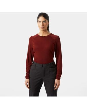 Helly Hansen Durawool Crew Long Sleeve - Red