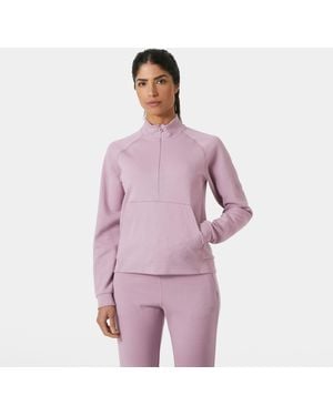 Helly Hansen Hp Tech Sweat Half-Zip Mujer - Morado