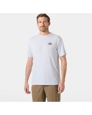 Helly Hansen Skog Recycled Graphic T-Shirt - White