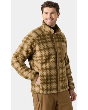 Helly Hansen Panorama Printed Pile Snap - Brown