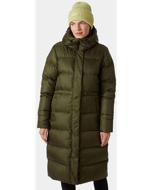 Helly Hansen Essence Long Down Coat - Green