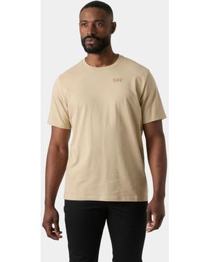 Helly Hansen Core Graphic T-Shirt 2.0 - Natural