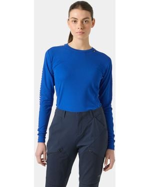 Helly Hansen Hh Lifa Crew Performance Base Layer - Blue