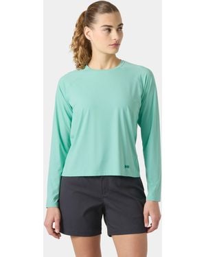 Helly Hansen Shine Long Sleeve Crew - Green