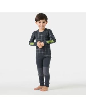 Helly Hansen Graphic Lifa Merino Wool Base Layer Set Niño - Azul