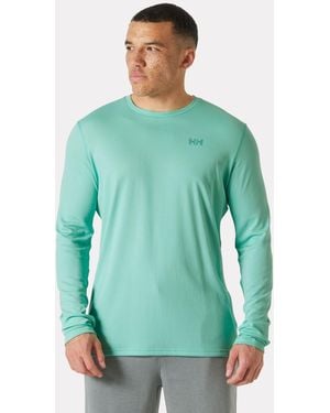 Helly Hansen Hh Lifa Active Solen Long Sleaves Base Layer - Green