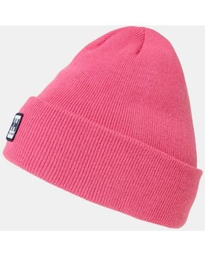 Helly Hansen Bonnet À Revers Unisexe Urban Cuff Classique Rose