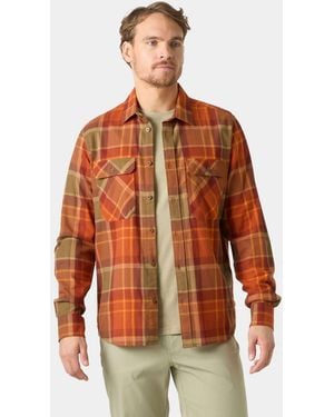 Helly Hansen Lokka Organic Flannel Shirt - Orange
