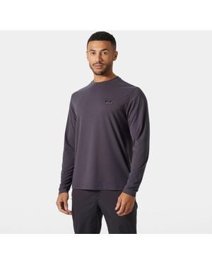 Helly Hansen Skog Graphic Long Sleeve Tee - Blue