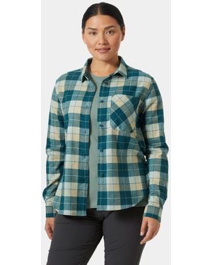 Helly Hansen Lokka Organic Flannel Shirt - Green