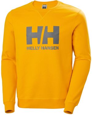 Helly Hansen Herren Hh Logo Rundhals-Pullover - Gelb