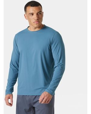 Helly Hansen Shine Long Sleeve Crew - Blue